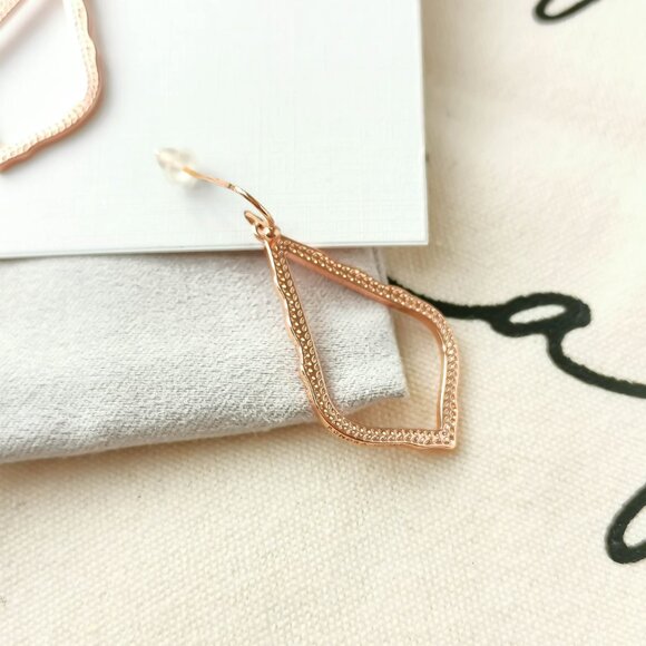 Kendra Scott Drop Earrings - Sophia - Rose Gold - Picture 3 of 3
